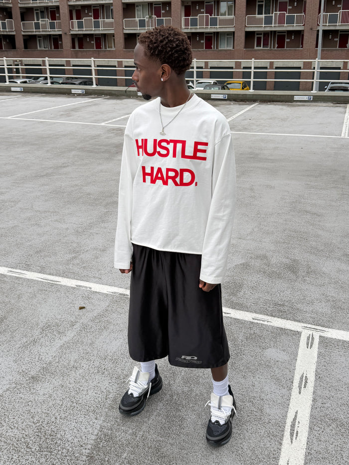 "HUSTLE HARD" Long-sleeve